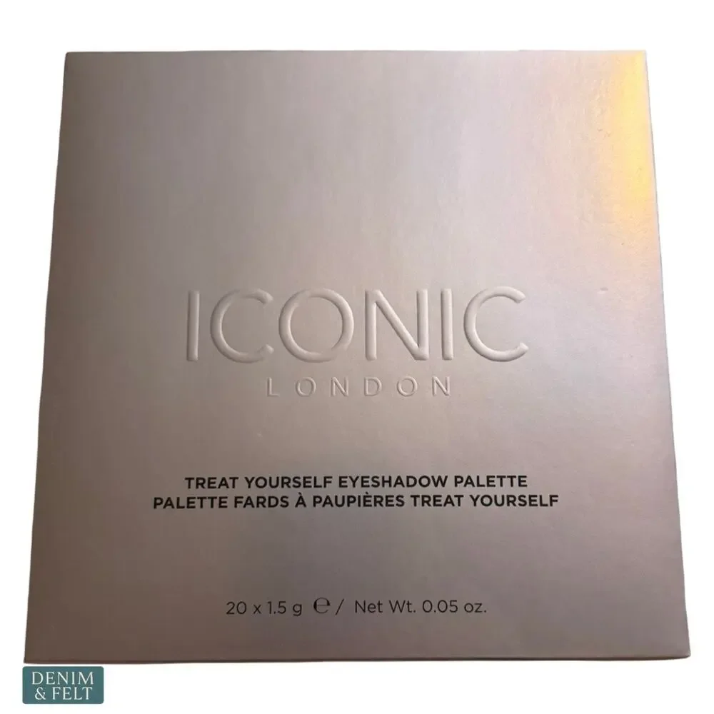 NEW Iconic London Treat‎ Yourself Eyeshadow Palette 20 Shade Pastel Glam Beauty